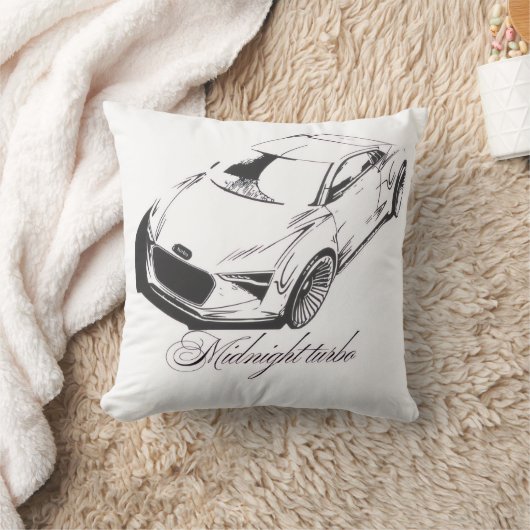 Throw Pillow Racing Car Phone Case | Transparent  クッション (ブランケット)