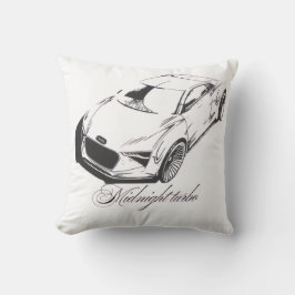 Throw Pillow Racing Car Phone Case | Transparent  クッション