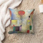 THROW PILLOW - "Red Balloon" (1922) - Paul Klee クッション (ブランケット)