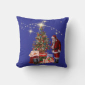 Throw Pillow Santa Claus クッション (正面)