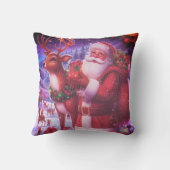 Throw Pillow Santa Claus クッション (裏面)