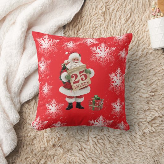 Throw Pillow Santa Claus  クッション (ブランケット)