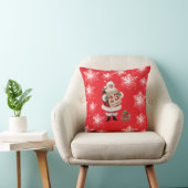 Throw Pillow Santa Claus  クッション (椅子)