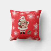 Throw Pillow Santa Claus  クッション (裏面)