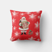 Throw Pillow Santa Claus  クッション (正面)