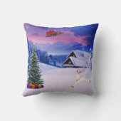 Throw Pillow Santa claus mood クッション (裏面)