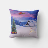 Throw Pillow Santa claus mood  クッション (正面)