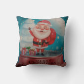 Throw Pillow  Santa Clause  クッション (裏面)