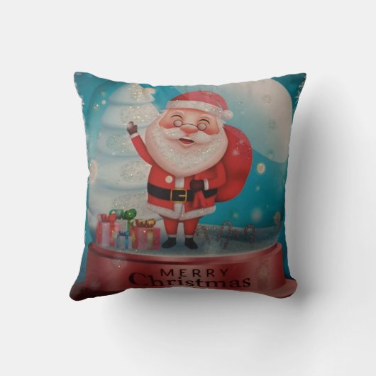 Throw Pillow  Santa Clause  クッション (裏面)