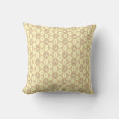 Throw Pillow Sepia White Stars クッション (正面)