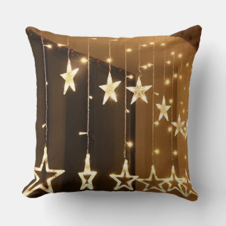 Throw Pillow shining star Light Glow of Warm Deam✨ クッション