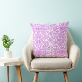 Throw Pillow Soft Pink Dream Mandala pattern クッション (椅子)
