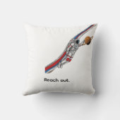 Throw Pillow, space man クッション (裏面)