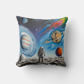 Throw Pillow, space man クッション (正面)