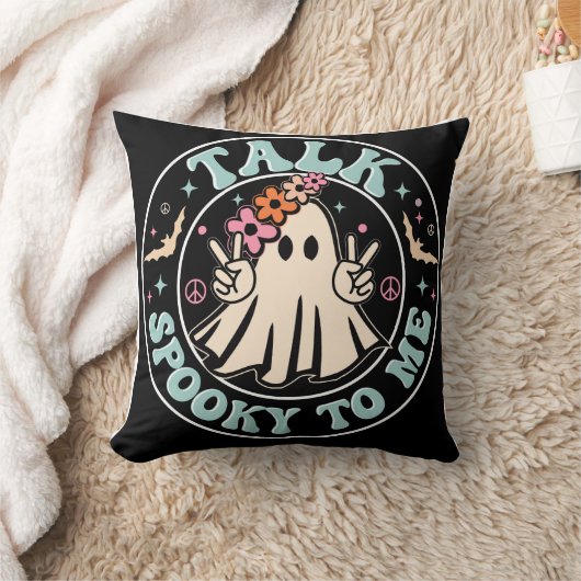 Throw Pillow, Spooky Design, Fall Fashion. クッション (ブランケット)