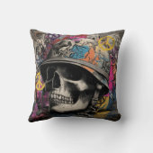 Throw Pillow Stop war クッション (裏面)