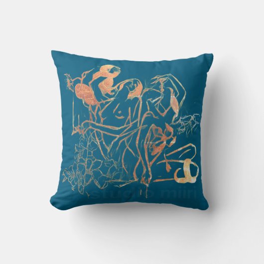 THROW PILLOW studio miiri クッション (正面)