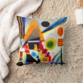 THROW PILLOW - "Swinging" - Wassily Kandinsky クッション (ブランケット)