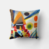 THROW PILLOW - "Swinging" - Wassily Kandinsky クッション (裏面)