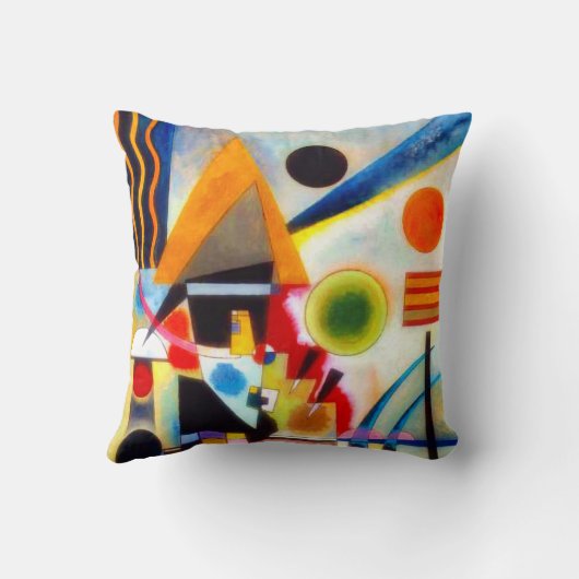 THROW PILLOW - "Swinging" - Wassily Kandinsky クッション (裏面)