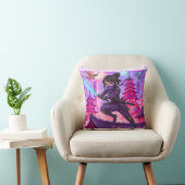 Throw Pillow The Lunar Guardian Ninja クッション (椅子)