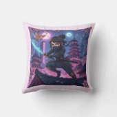 Throw Pillow The Lunar Guardian Ninja クッション (裏面)