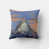 Throw Pillow - "The Matterhorn At Sunset" クッション (裏面)