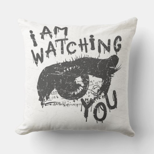 Throw Pillow, Throw Pillow 16" x 16" クッション (正面)