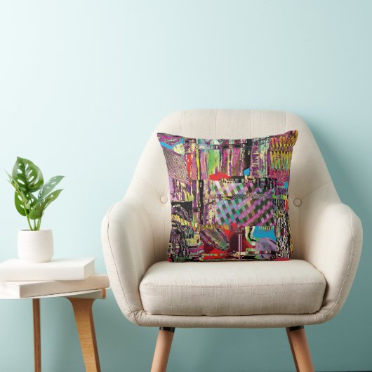 Throw Pillow – Urban Fractals クッション (椅子)