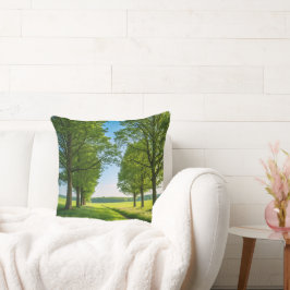 Throw Pillow Whispers of the Horizon クッション