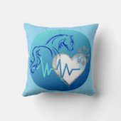 Throw Pillow Winter Design クッション (裏面)