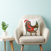 Throw pillow with Laid Back Robin design クッション (椅子)