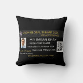 Throw Pillows | Birthday | Pet | Customize クッション (正面)