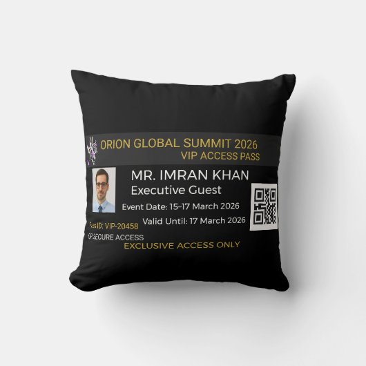 Throw Pillows | Birthday | Pet | Customize クッション (正面)