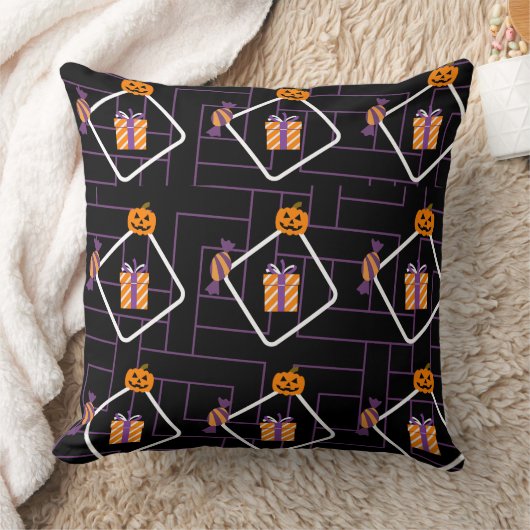 throw pillows for halloween クッション (ブランケット)