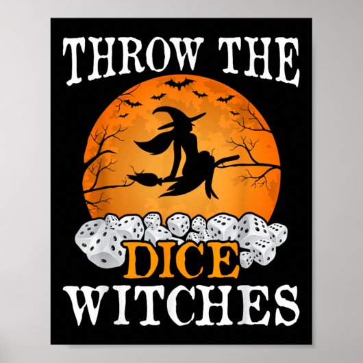 Throw The Dice Witches Bunco Party  ポスター (正面)