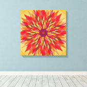 Throwpillows キャンバスプリント (インサイチュ (ウッドフロア))