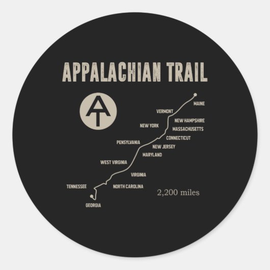 Thruh Hiker  ラウンドシール (正面)