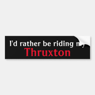 thruxtonのバンパーステッカー バンパーステッカー