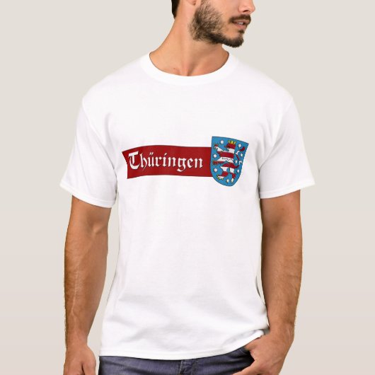 Thueringen。 ドイツ tシャツ (正面)