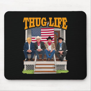 Thugライフトランプヴァンスケネディーエロンシャツ マウスパッド