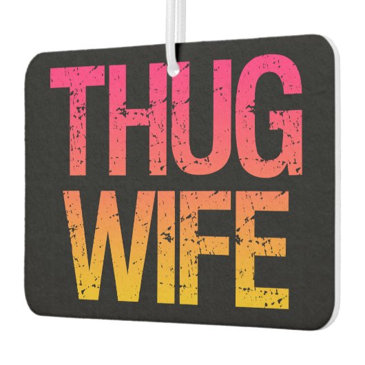 Thug妻の車おもしろいの通風機 カーエアーフレッシュナー (左)