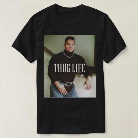 THUG LIFE必須Tシャツ Tシャツ (デザイン正面)