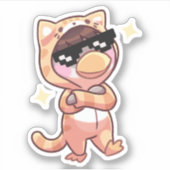 Thug life – ステッカー シール (正面)