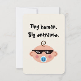 Thug life baby invitations  招待状