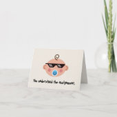 Thug Life Baby Thank you notes サンキューカード (正面)