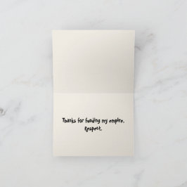 Thug Life Baby Thank you notes サンキューカード