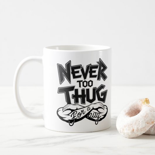 Thug Life, Never Too Late - Coffee Mug コーヒーマグカップ (ドーナツ)