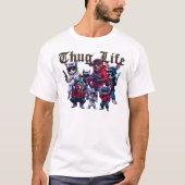 Thug Life Pets Tシャツ (正面)