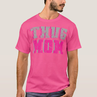 Thug Mom Rbラップのヒップホップ母の日おもしろい Tシャツ